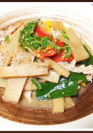 胡麻油香る★メンマのピリ辛炒め煮・保存食-レシピのメイン写真