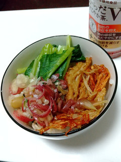 ダイエット丼(みょうが、エノキ、小松菜)-レシピのメイン写真