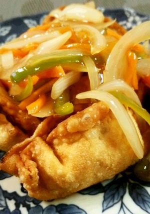 揚げ餃子のあんかけ-レシピのメイン写真