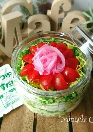 まぜつゆで冷やしうどんのジャーランチ-レシピのメイン写真