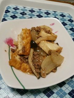 簡単!厚揚げとひき肉の炒め煮-レシピのメイン写真
