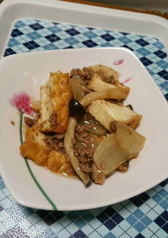 簡単！厚揚げとひき肉の炒め煮-レシピのメイン写真