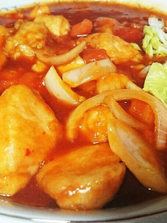 トマトと鶏むね肉のチリソース炒め-レシピのメイン写真