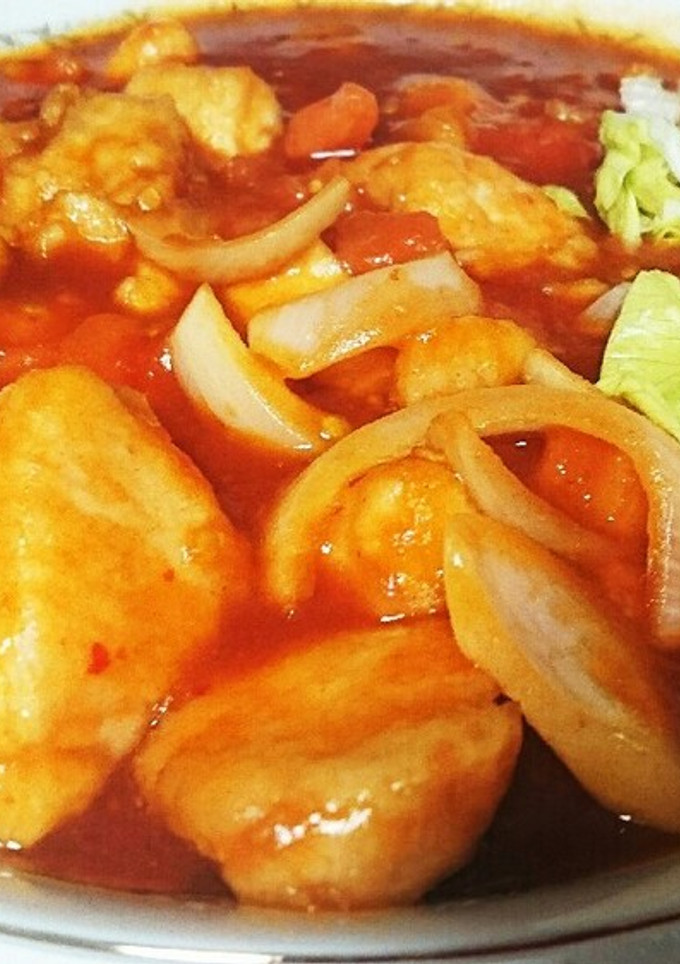 トマトと鶏むね肉のチリソース炒め-レシピのメイン写真