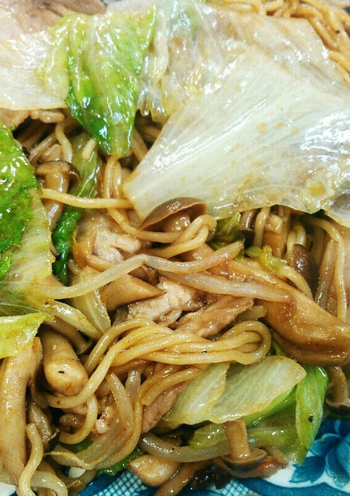 簡単☆レタス焼きそば　食感が最高❗-レシピのメイン写真