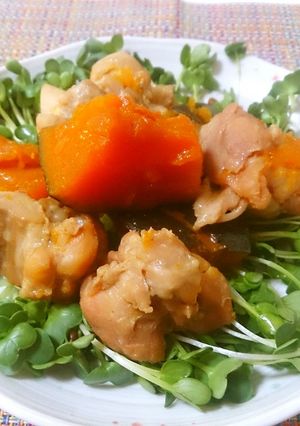 カンタン鶏ももとかぼちゃ煮-レシピのメイン写真