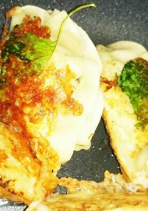 王将餃子でシソチーズ焼き-レシピのメイン写真