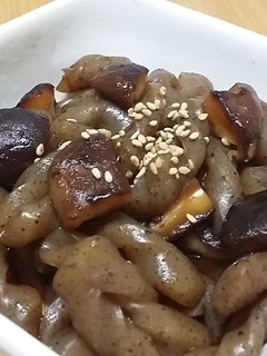 蒟蒻と椎茸の旨煮-レシピのメイン写真