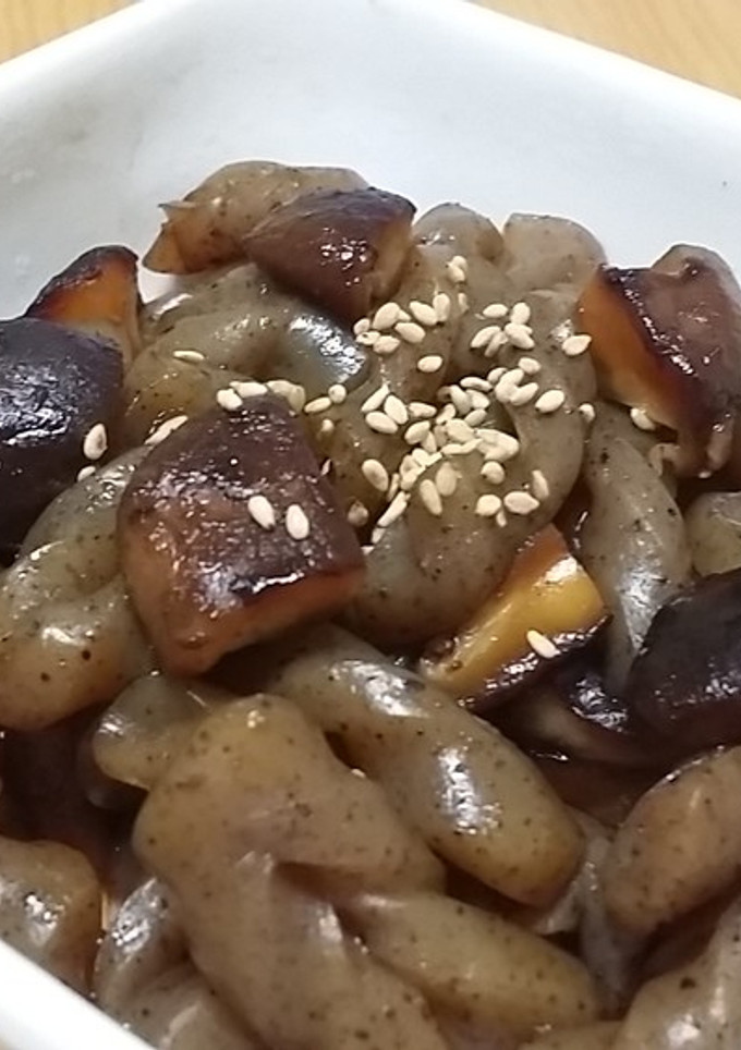 蒟蒻と椎茸の旨煮-レシピのメイン写真