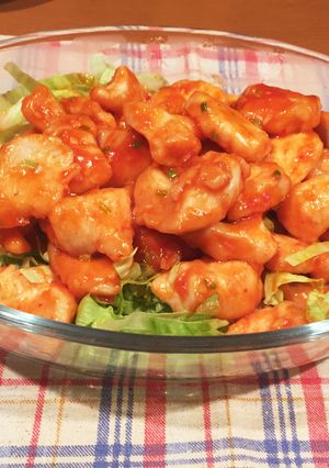 鶏胸肉で☆超簡単柔らか♡トリのチリソース-レシピのメイン写真