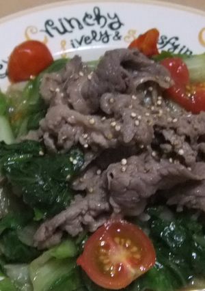牛肉とレタストマトのソティ-レシピのメイン写真