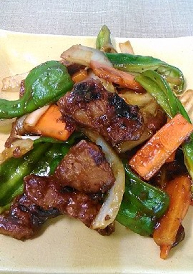 鶏レバーと野菜のオイスター炒め♪-レシピのメイン写真