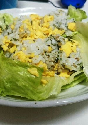 簡単レタスチャーハン-レシピのメイン写真