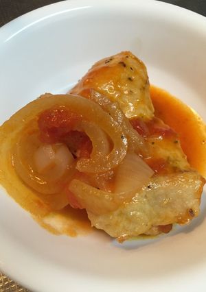 鶏むね肉のトマト煮-レシピのメイン写真