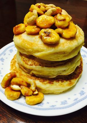 袋で簡単♪木綿豆腐パンケーキ-レシピのメイン写真