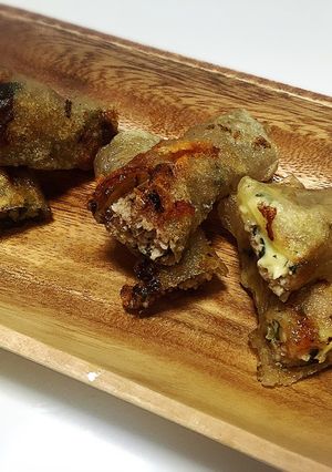 ライスペーパーでモチモチ餃子♪-レシピのメイン写真