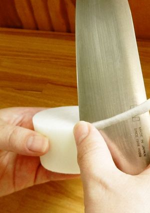 ＊基本の切り方＊面取り・隠し包丁（大根）-レシピのメイン写真