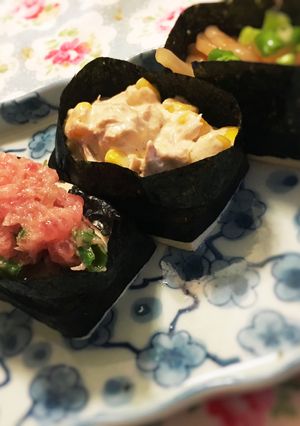 ■超簡単『ヘルシー豆腐軍艦巻き』講座-レシピのメイン写真