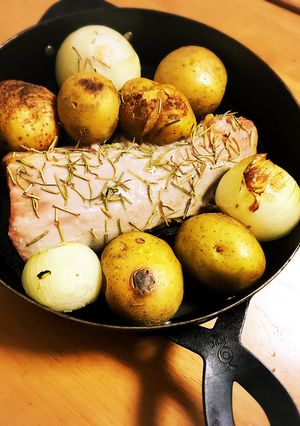魚焼きグリルで簡単ローストポーク-レシピのメイン写真