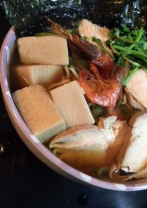 高野豆腐としっとり鳥肉ラーメン-レシピのメイン写真