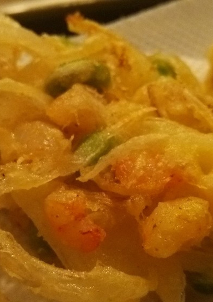 枝豆と玉ねぎとエビのかき揚げ-レシピのメイン写真
