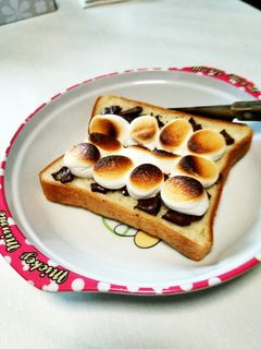 マシュマロチョコトースト-レシピのメイン写真