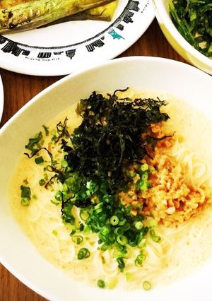 おなか満足☆納豆カルボナーラそうめん♪-レシピのメイン写真