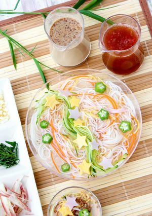 ☆七夕ベジそうめん☆パーティー☆-レシピのメイン写真