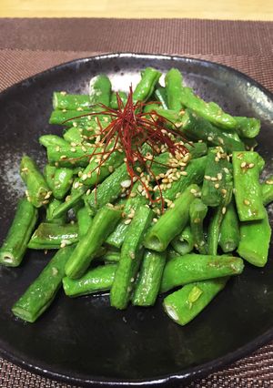 超時短！！ピリ辛ガーリック インゲン豆⁂-レシピのメイン写真