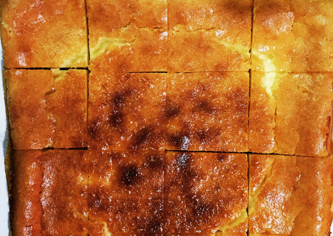 四角いベイクドチーズケーキ 18㎝型 by youko_o 【クックパッド