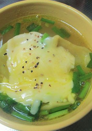 チーズカレーのスープ餃子-レシピのメイン写真