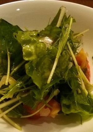 サラダ菜と水菜のサラダ-レシピのメイン写真