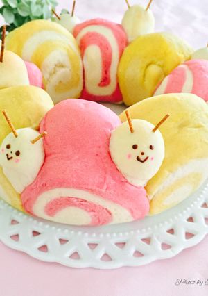 かたつむりのちぎりパン♡-レシピのメイン写真