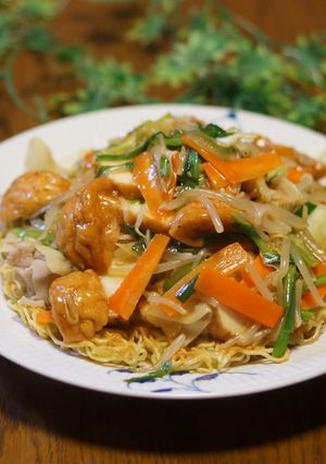 魚河岸あげ入りあんかけ焼きそば-レシピのメイン写真