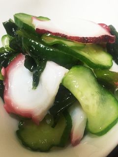 たこときゅうりの酢物 簡単美味しい-レシピのメイン写真