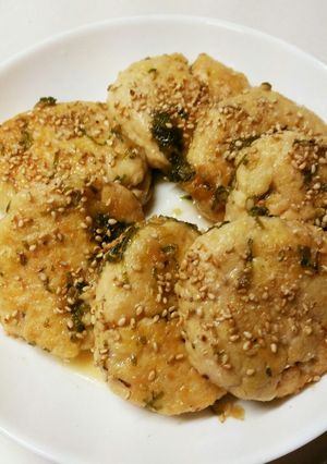 ほぼ焼き豆腐の和風煮込みﾊﾝﾊﾞｰｸﾞ-レシピのメイン写真
