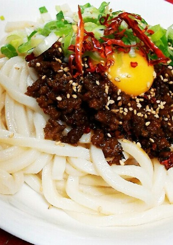 簡単！台湾混ぜそば風うどん-レシピのメイン写真