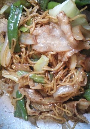 簡単激ウマ袋ソース焼きそばﾒﾁｬ旨く♡-レシピのメイン写真