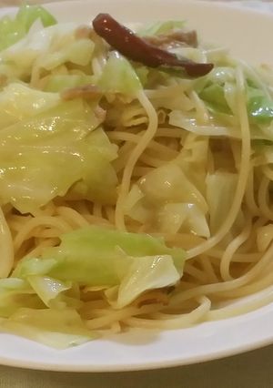 めんつゆde簡単キャベツツナパスタ-レシピのメイン写真