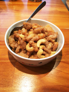 給食の☆鶏とカシューナッツの味噌和え-レシピのメイン写真