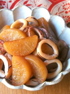イカも柔らか♪イカと大根の煮物-レシピのメイン写真