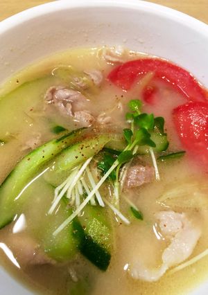 夏野菜の豚汁-レシピのメイン写真
