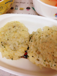 離乳食*手づかみTKG-たまごかけごはん-レシピのメイン写真