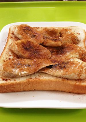 とろ〜り美味しい焼きバナナトースト-レシピのメイン写真