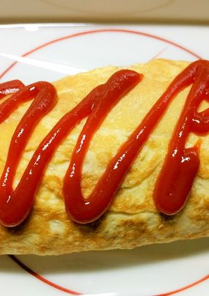 時短！簡単！朝メニュー！納豆オムレツ-レシピのメイン写真