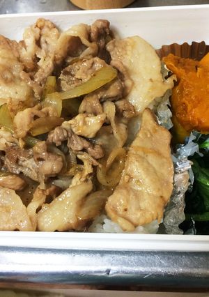生姜焼き弁当-レシピのメイン写真