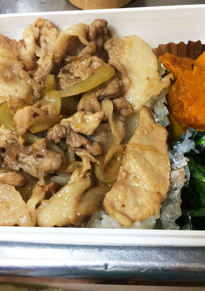 生姜焼き弁当-レシピのメイン写真