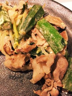 ごまダレで豚肉と夏野菜炒め-レシピのメイン写真