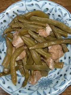 取れたてインゲンの煮物-レシピのメイン写真
