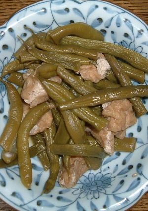 取れたてインゲンの煮物-レシピのメイン写真